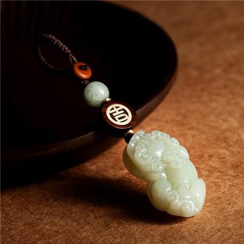 Pixiu κρεμαστό αυτοκινήτου για κλειδιά, μοναδική μάρκα, κράμα, στυλ καρτούν, λειτουργία αρώματος, διακόσμηση αυτοκινήτου