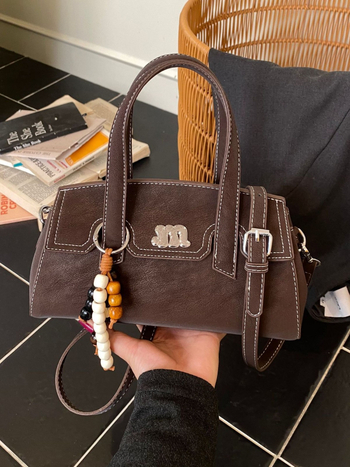 Női PU bőr Crossbody táska cipzárral, vízszintes négyzet alakú, telefon zsebbel
