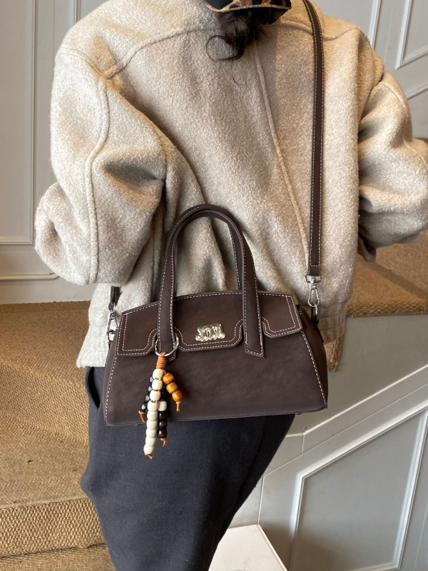 Női PU bőr Crossbody táska cipzárral, vízszintes négyzet alakú, telefon zsebbel