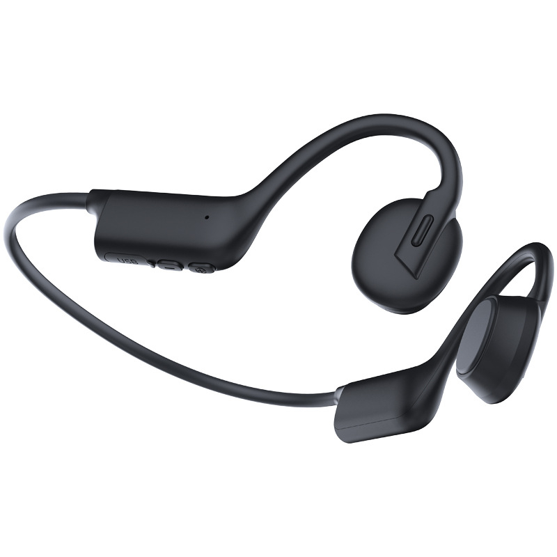 Slušalice Bluetooth s kostnom vodljivosti za biciklizam i trčanje, otvorene uhu, stereo, Bluetooth 5.3, domet 10 m, trajanje >8 h, IPX5, redukcija buke