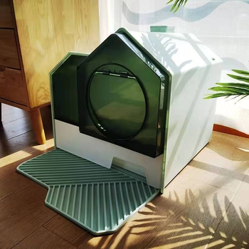 Toaletná misa pre mačky, uzavretá, štvorcová, PVC, Hao Mark