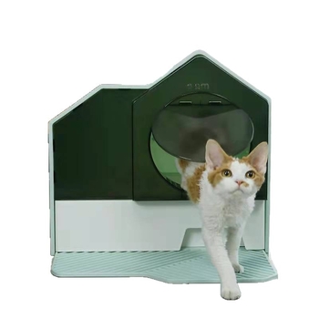 Toaletná misa pre mačky, uzavretá, štvorcová, PVC, Hao Mark