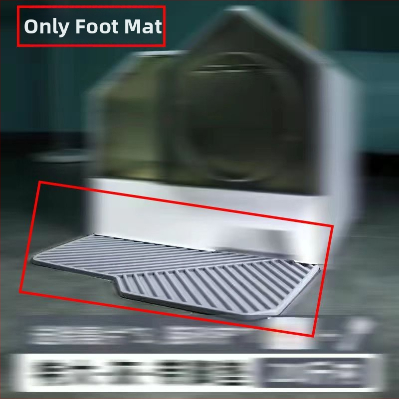 Toaletná misa pre mačky, uzavretá, štvorcová, PVC, Hao Mark