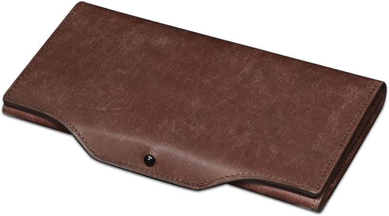 Mužská dlhá kožená peňaženka s japonským štýlom, prvotriedna hovädzia koža, veľká kapacita, viac kariet, mincovník