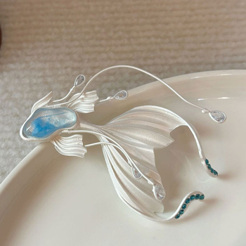 Brošna sirena – legura, unisex, visoka kvaliteta stila, elektroplatirana, višefunkcionalna, oblik životinje