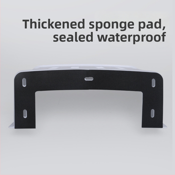 Kvadrātiska aizsargkaste novērošanas kamerai — plastmasas, sienas uzstādīšana