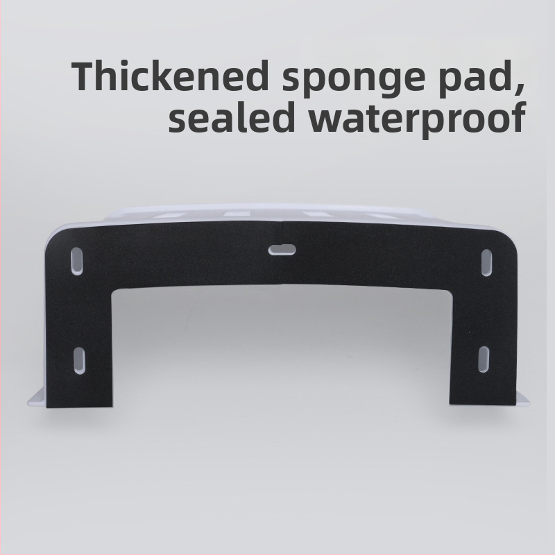 Kvadrātiska aizsargkaste novērošanas kamerai — plastmasas, sienas uzstādīšana