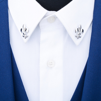 Savoshi брошка | Медна флорална, унисекс, електроплакиране, двойна употреба