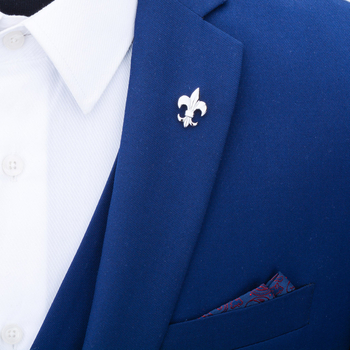 Savoshi брошка | Медна флорална, унисекс, електроплакиране, двойна употреба