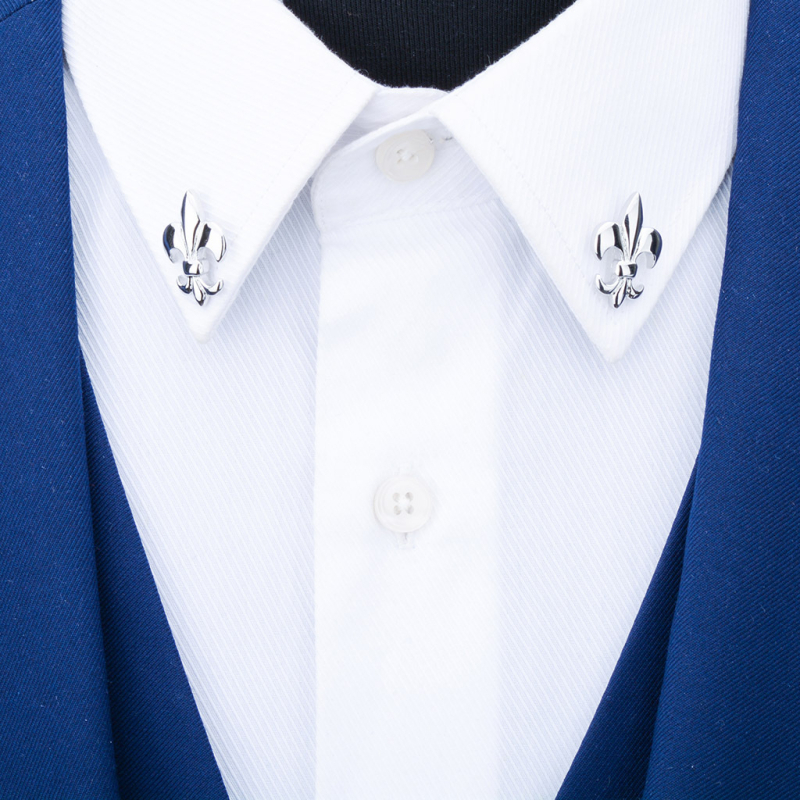 Savoshi брошка | Медна флорална, унисекс, електроплакиране, двойна употреба