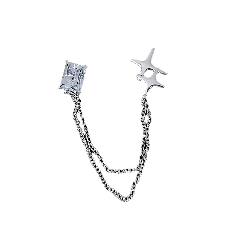 Brošňa z zliatiny, ženský štýl, geometrický dizajn, diamantové prevedenie, ozdobný doplnok