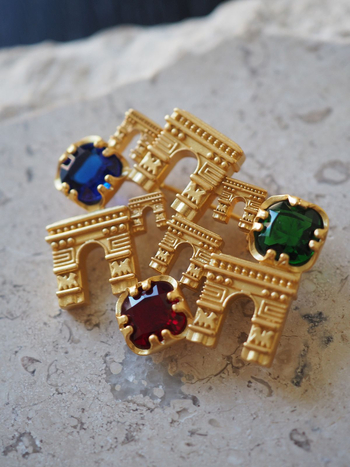 Meďová brošňa, dvojité využitie, jednoduchý štýl, vhodná pre obleky, Zimná kolekcia 2022