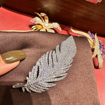 Brošňa kvet | Meď, Model: Kvet, Elektroplatovanie, Dekoračný