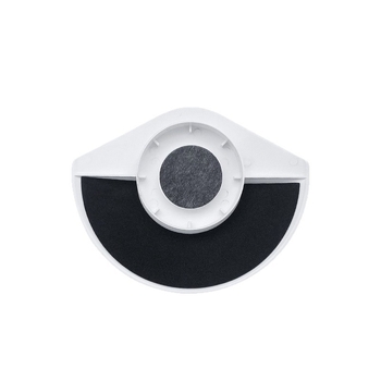 Apaļš plastmasas saules aizsargkapaks kamerai Ring Outdoor Cam Plus (2025) ar aizsargu un bumbveidīgu aizsargu