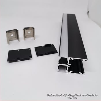 LED linijinis šviesos profilis JD-1127, aliuminis 6063-T5, anodinis paviršius, dvipusis sieninis šviesos profilis viršaus-žemyn, tinkamas svetainei, biurui, viešbutiui, vyno spintai ir prekybos centrams