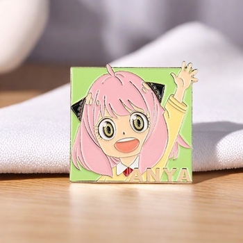 Anime broš, cinkova zlitina, INS stil, unisex, memorijalna dekoracija, proljeće 2023