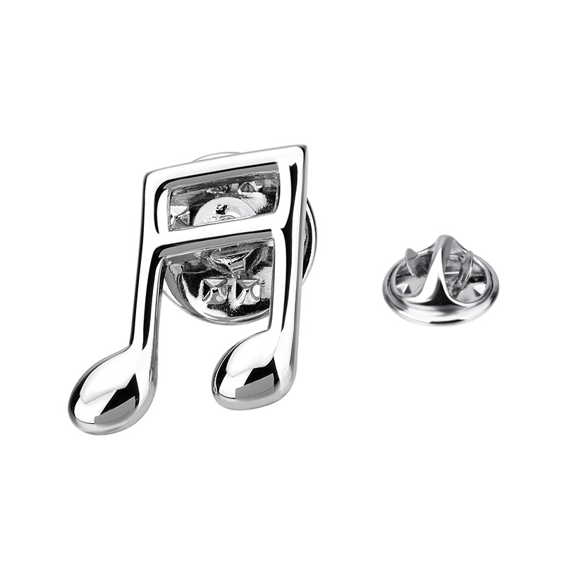 Meďová brošňa, unisex, literárno-umelecký retro štýl, geometrický dizajn, elektroplátovaný povrch