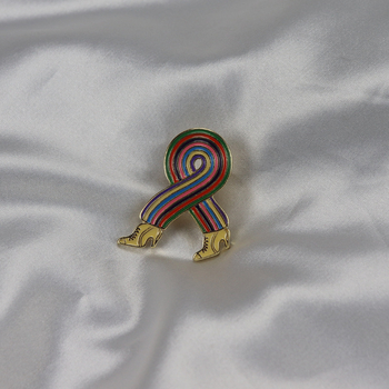 Brošňa, exkluzívny dizajn, retro smalt, modelovanie: vlnový; Materiál: zliatina; Štýl: dámsky, retro; Ošetrenie: elektroplating