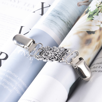 Duckbill drēbju klips, elektroplētots saka, sieviešu ziedu dizains, šalles/puloveriem sprādze