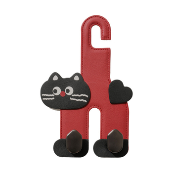 Άγκιστρο πίσω από το κάθισμα αυτοκινήτου – διπλό, κράμα, στυλ καρτούν, εσωτερική αποθήκευση