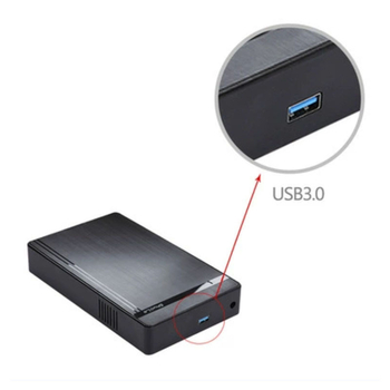 SATA външен корпус за твърд диск с USB 3.0 и Type-C, ABS корпус, поддържа до 18TB, 5Gbps трансфер