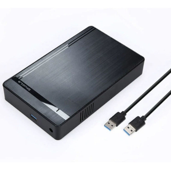 SATA външен корпус за твърд диск с USB 3.0 и Type-C, ABS корпус, поддържа до 18TB, 5Gbps трансфер