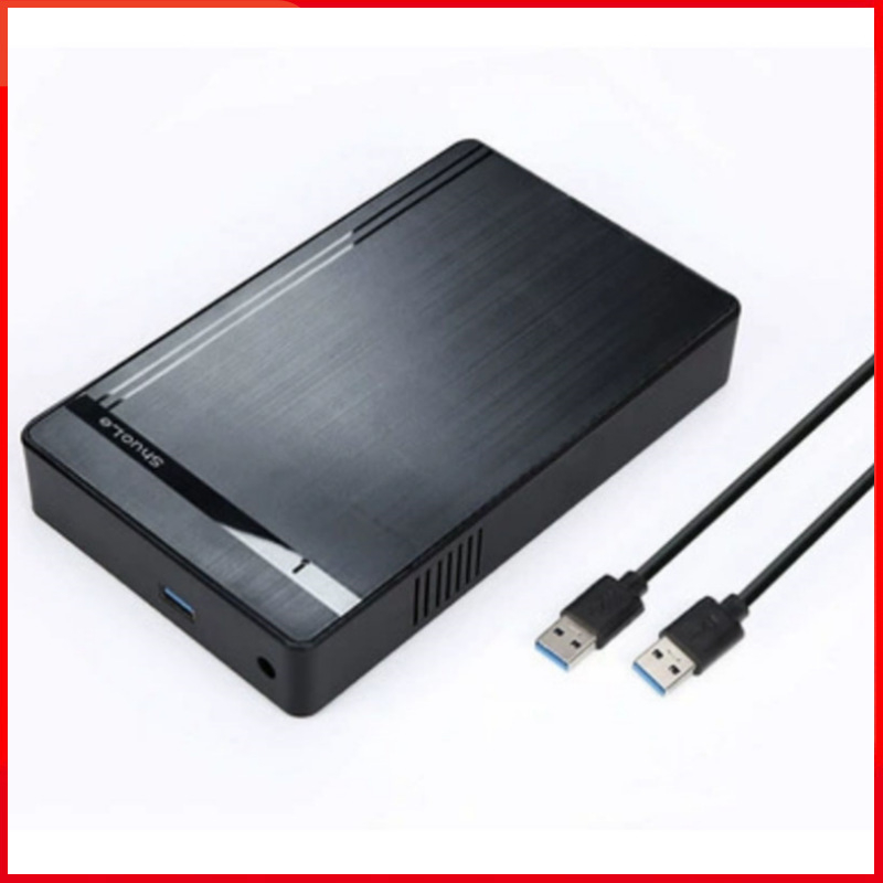 SATA външен корпус за твърд диск с USB 3.0 и Type-C, ABS корпус, поддържа до 18TB, 5Gbps трансфер