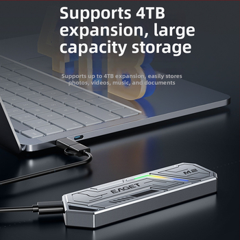Kućište Yijie M.2 NVMe SSD – Mecha serija, Type-C 3.2, vanjski SSD