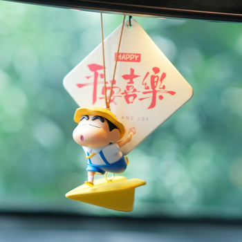 Shin-Chan κρεμαστό αυτοκινήτου για τον καθρέφτη του αυτοκινήτου — PVC, στυλ καρτούν, σειρά Paper Airplane
