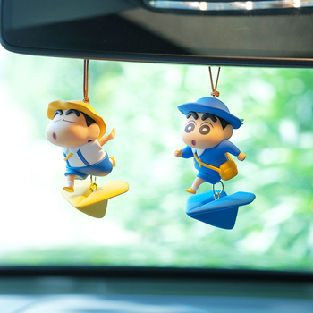 Shin-Chan κρεμαστό αυτοκινήτου για τον καθρέφτη του αυτοκινήτου — PVC, στυλ καρτούν, σειρά Paper Airplane