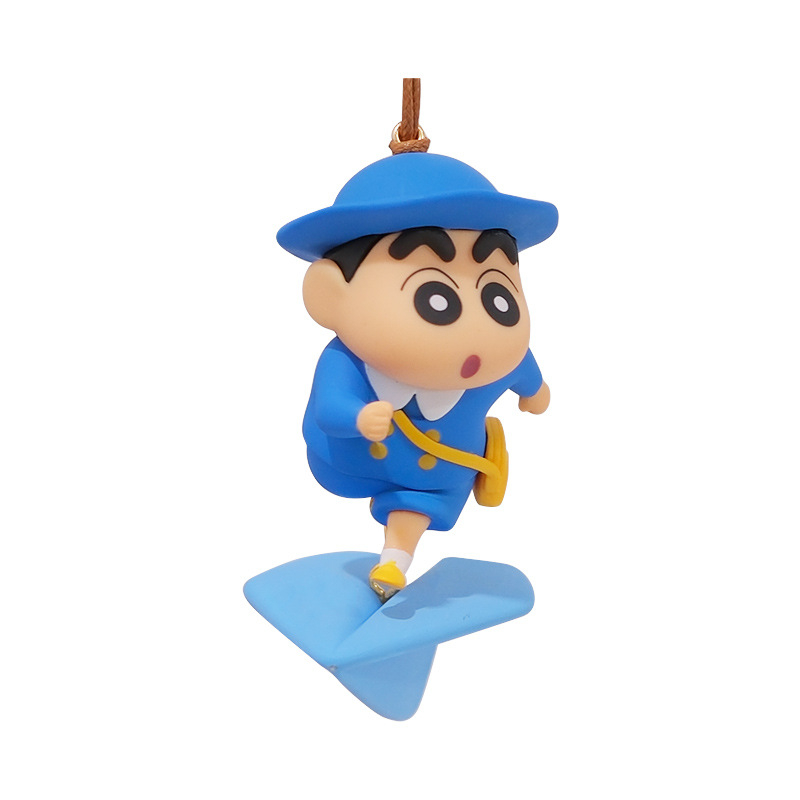 Shin-Chan κρεμαστό αυτοκινήτου για τον καθρέφτη του αυτοκινήτου — PVC, στυλ καρτούν, σειρά Paper Airplane