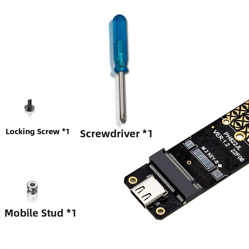 M.2 NGFF B-key SATA na USB 3.1 Type-C 10Gbps rozširovacia karta s JMS580 ovládačom (Phdk Ph822jl)