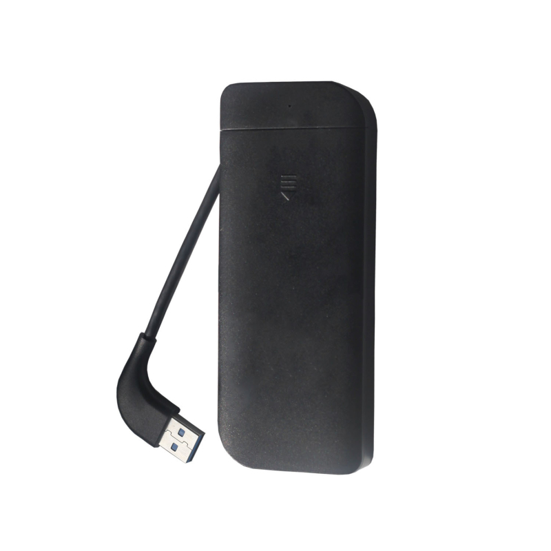 Корпус за M.2 SSD (NGFF), USB 3.0, 5Gbps, Монтаж без инструменти, Кабел включен, ABS материал