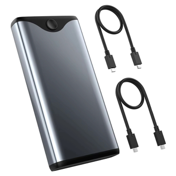 Rocketek ME907 Двупротоколен SATA и M.2 NVMe, 10Gbps скорост, двоен слот, алуминиева кутия за диск