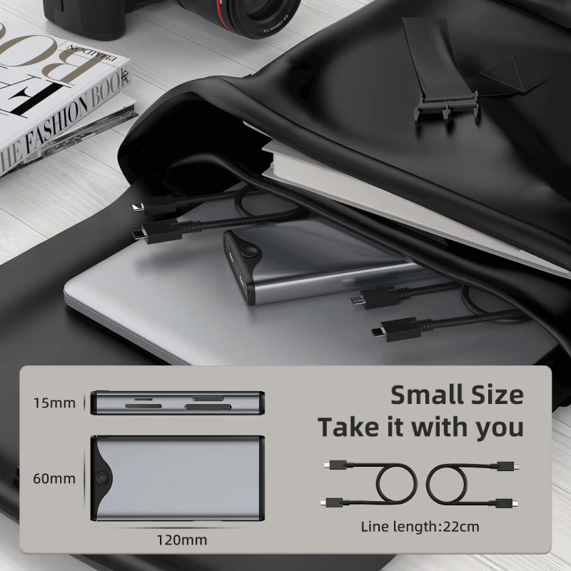 Rocketek ME907 Двупротоколен SATA и M.2 NVMe, 10Gbps скорост, двоен слот, алуминиева кутия за диск