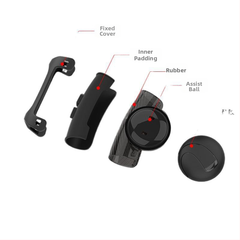 Vairavimo rato pagalbinis kamuoliukas, ABS + metaliniai guoliai, universalus modelis, 80 g, pritaikomas