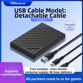 Prenosná externá SATA schránka na pevný disk, USB 3.0, model C200, značka Create blue, ABS+PC materiál, podpora kapacity 256GB–6TB, rýchlosť prenosu 5Gbps, 1-ročná záruka