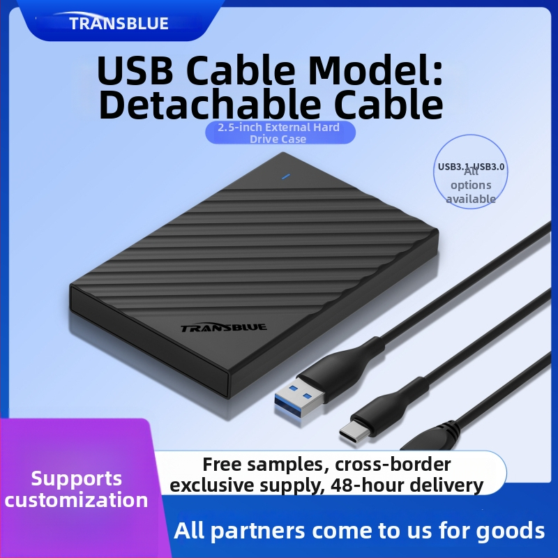 Prenosná externá SATA schránka na pevný disk, USB 3.0, model C200, značka Create blue, ABS+PC materiál, podpora kapacity 256GB–6TB, rýchlosť prenosu 5Gbps, 1-ročná záruka