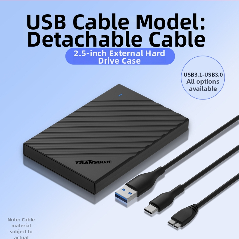 Prenosná externá SATA schránka na pevný disk, USB 3.0, model C200, značka Create blue, ABS+PC materiál, podpora kapacity 256GB–6TB, rýchlosť prenosu 5Gbps, 1-ročná záruka