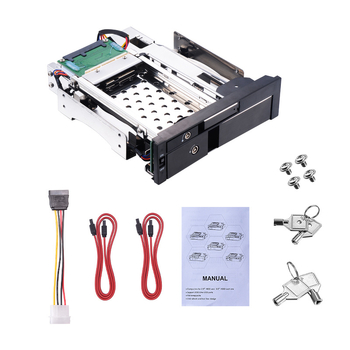 Kućište za tvrdi disk ST7224X, SATA III, 6 Gbps, aluminijska legura i nehrđajući čelik, neograničen kapacitet