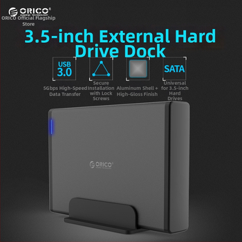 Orico 7688U3 USB 3.0 externé puzdro na pevný disk s hliníkovým šasi, podpora až 16TB, 6Gbps