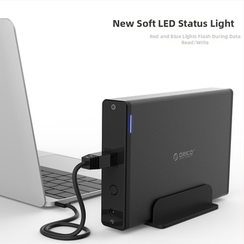 Orico 7688U3 USB 3.0 externé puzdro na pevný disk s hliníkovým šasi, podpora až 16TB, 6Gbps