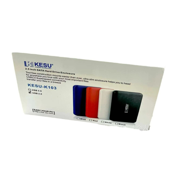 Vanjsko kućište za tvrdi disk USB 2.0 s push-pull poklopcem, ABS kućište, podržava 2–4TB, model K-ESU-K103