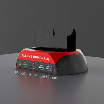 All-in-One USB 3.0 kućište za tvrdi disk IDE/SATA sa čitačem kartica, podrška 2.5/3.5, do 16 TB