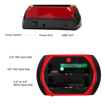 All-in-One USB 3.0 kućište za tvrdi disk IDE/SATA sa čitačem kartica, podrška 2.5/3.5, do 16 TB