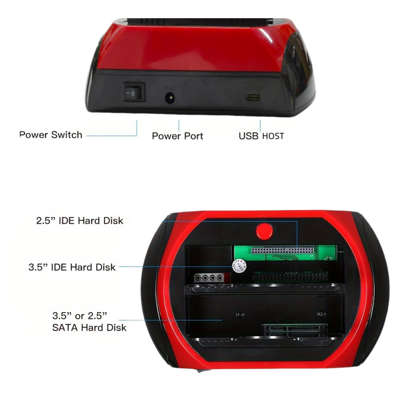 All-in-One USB 3.0 kućište za tvrdi disk IDE/SATA sa čitačem kartica, podrška 2.5/3.5, do 16 TB