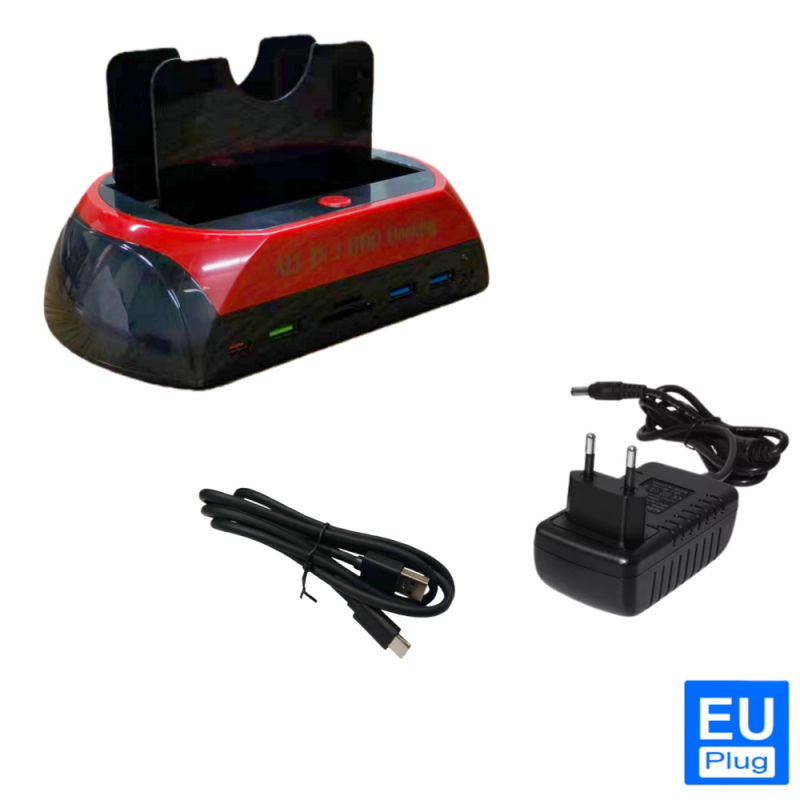 All-in-One USB 3.0 kućište za tvrdi disk IDE/SATA sa čitačem kartica, podrška 2.5/3.5, do 16 TB