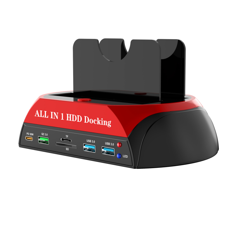 All-in-One USB 3.0 kućište za tvrdi disk IDE/SATA sa čitačem kartica, podrška 2.5/3.5, do 16 TB