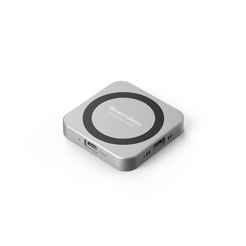 Carcasă NVMe SSD Magnetică 2242, 2TB, USB-C 3.2 Gen2 10Gbps, Carcasă din aliaj de aluminiu, PD100W Încărcare cu ventilator