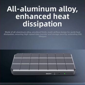 Externá skriňa M.2 NVMe s USB-C, hliníková zliatina, až 4TB, 10Gbps (USB-C, hliníková zliatina, až 4TB, 10Gbps)